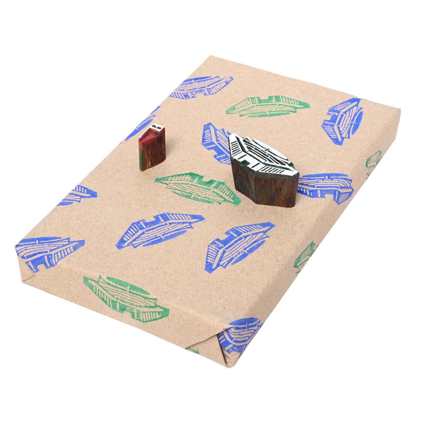 DIY Wooden Block Printing Set New Parliament of India