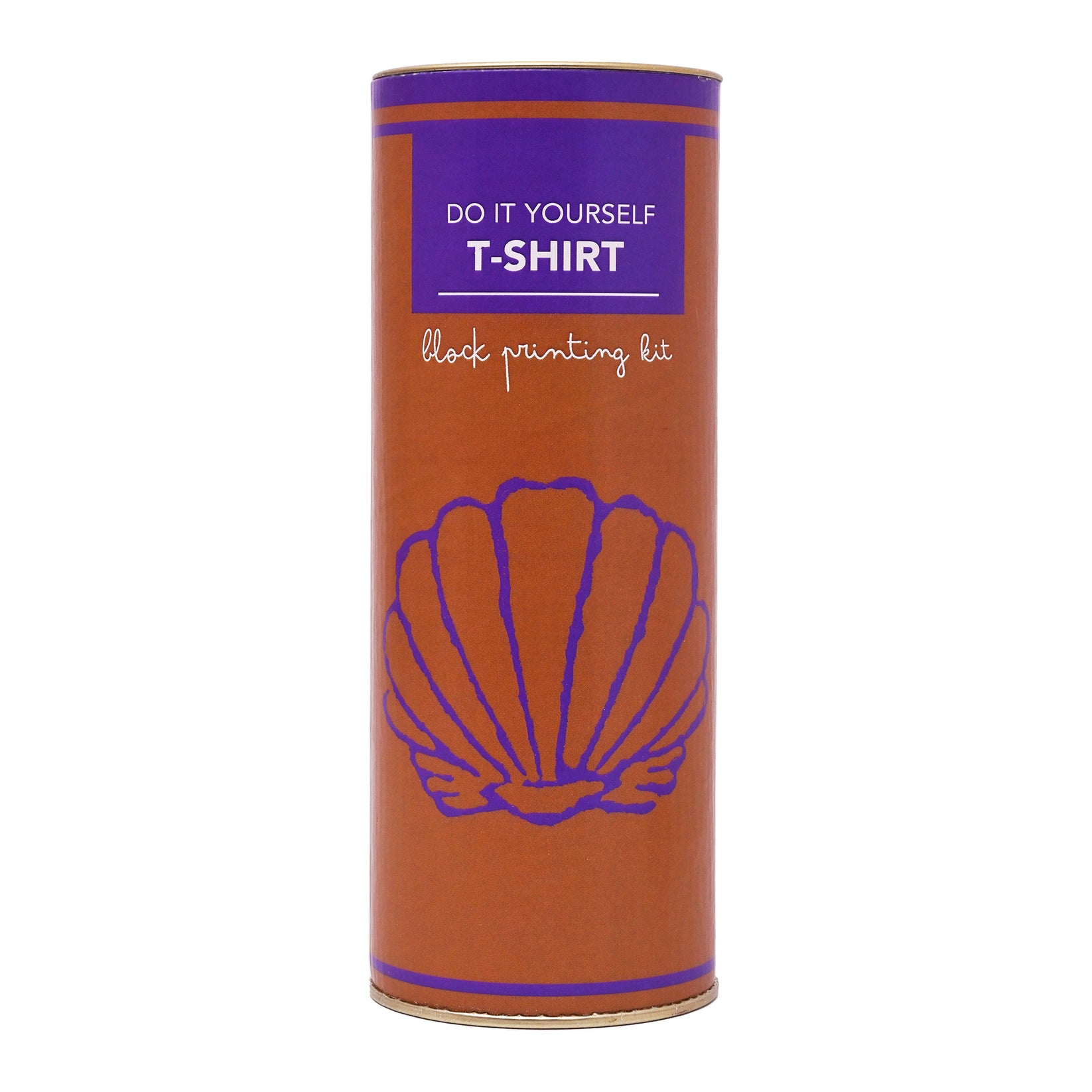 DIY Cotton Tshirt Printing Kit Lilac Shell Potli A Bag Of Wonders