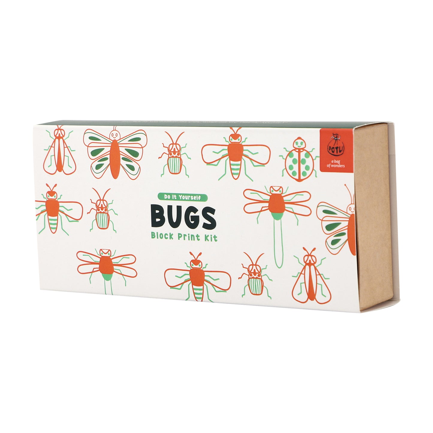 DIY Wooden Block Printing Craft kit Bugs