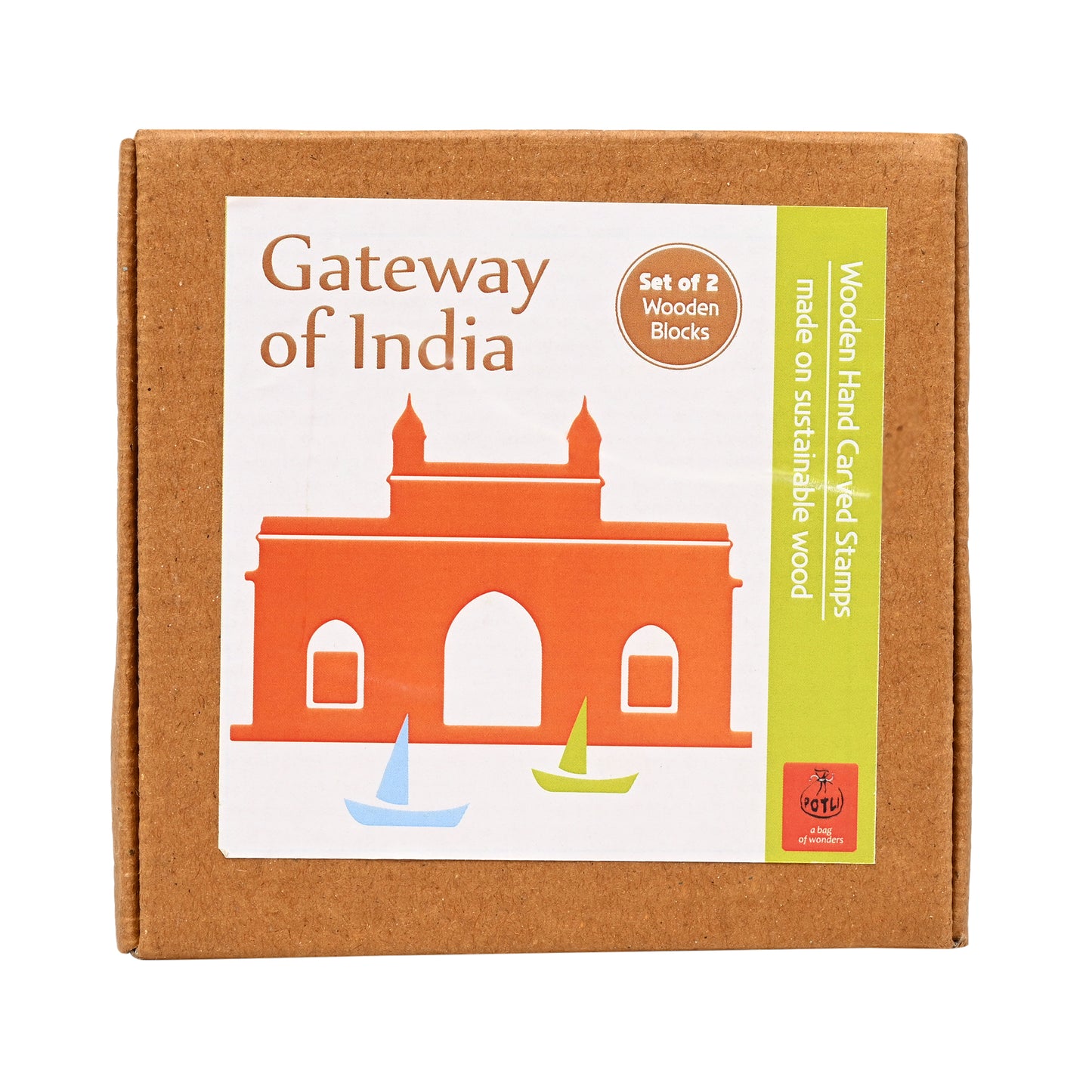 DIY Wooden Block Printing Set Gateway of India