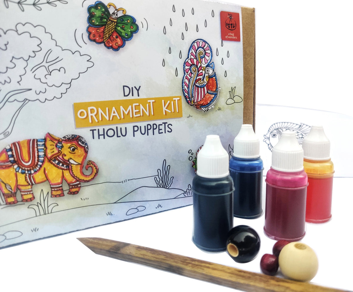 DIY Tholu Traditional Leather Puppet Kit For All Ages above 8 – Potli ...
