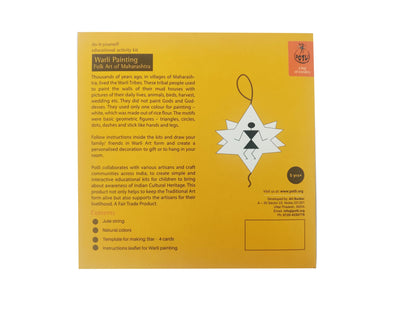 DIY Paper Christmas Ornaments Kit with Warli Painting