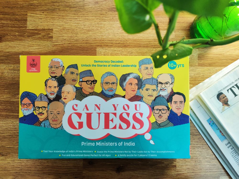 Can You Guess Puzzle - Prime Ministers Of India I Guessing board Game for children 10 years and above