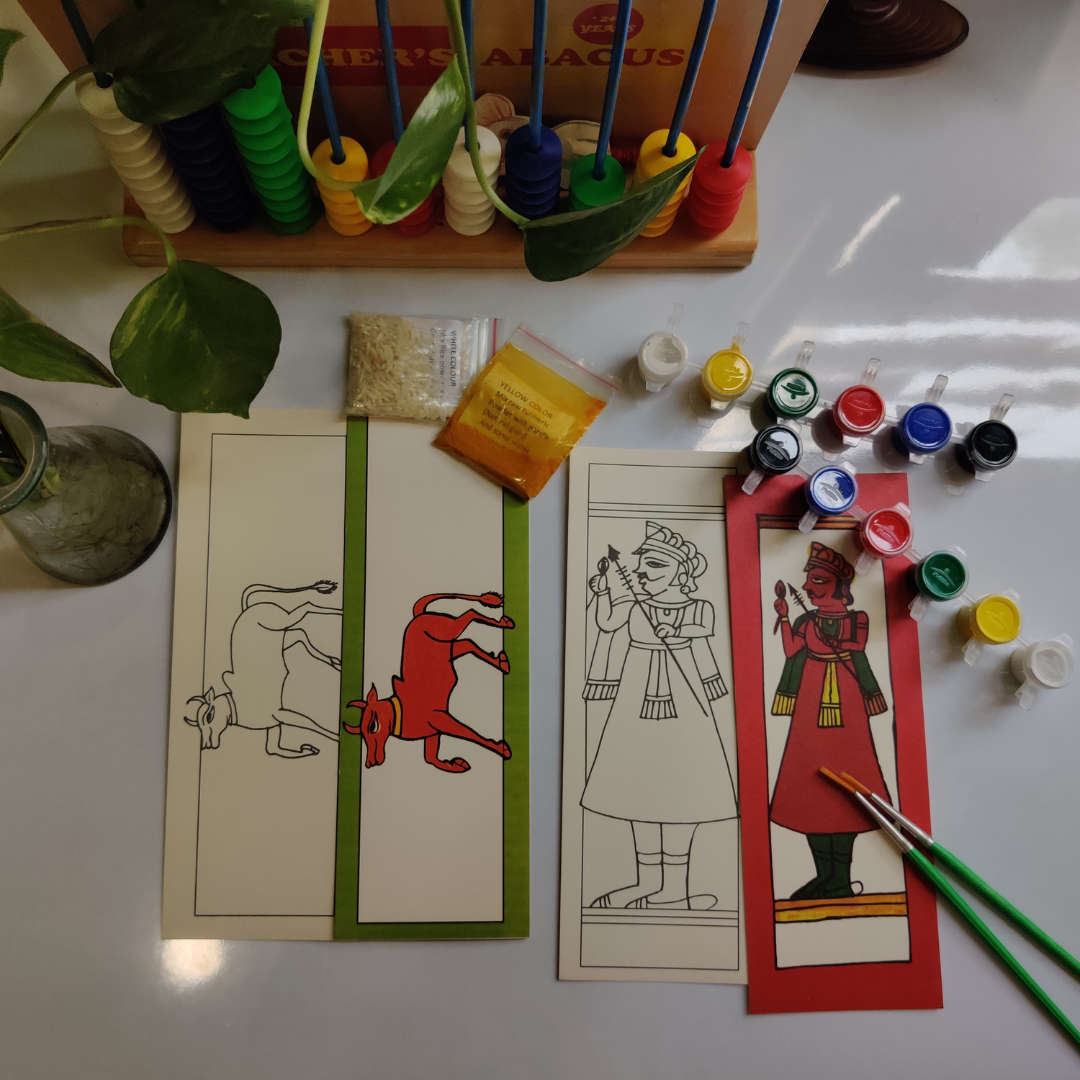 DIY Coloring Kit Phad Painting – Potli - A Bag Of Wonders