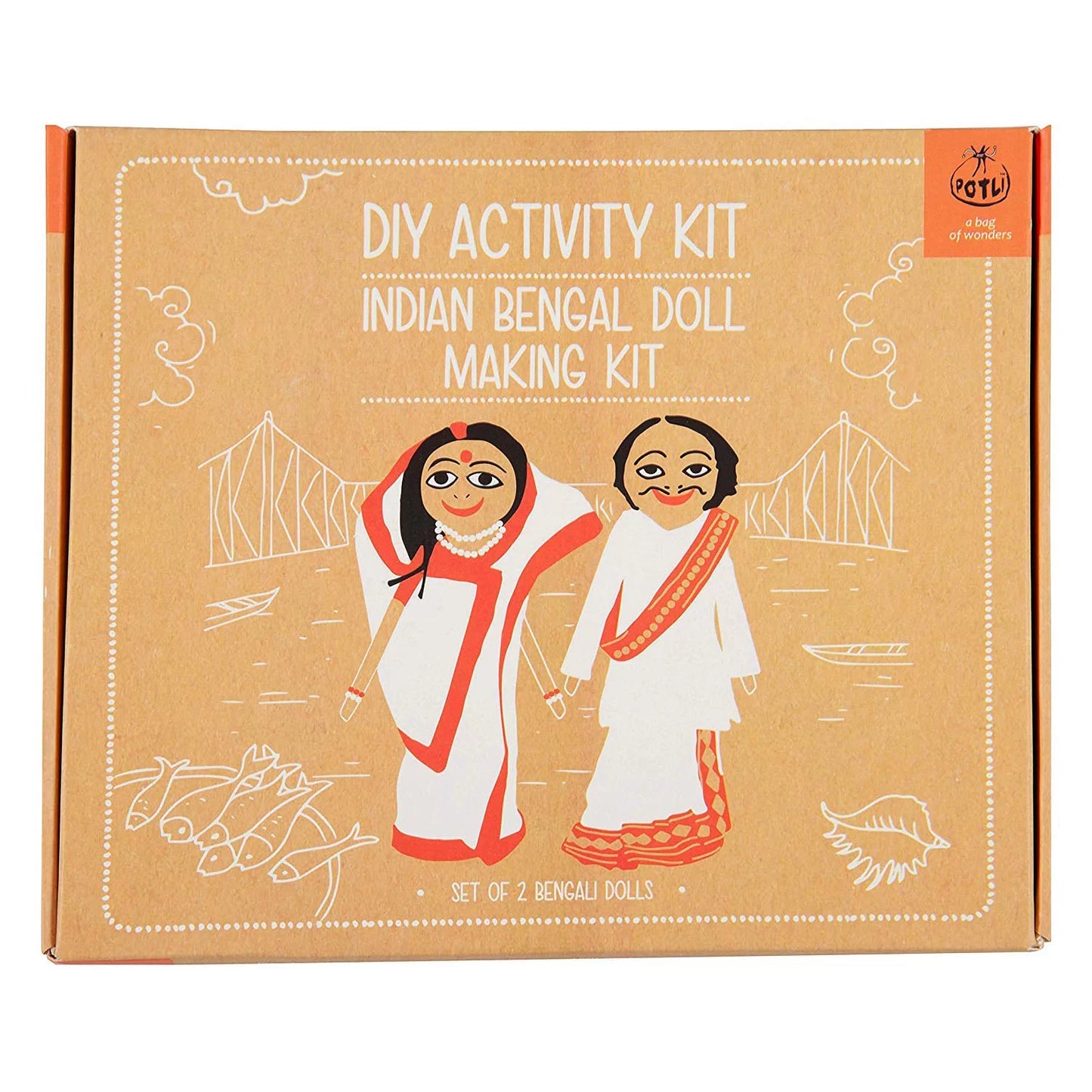 DIY Indian Doll making kit Bengal Potli A Bag Of Wonders