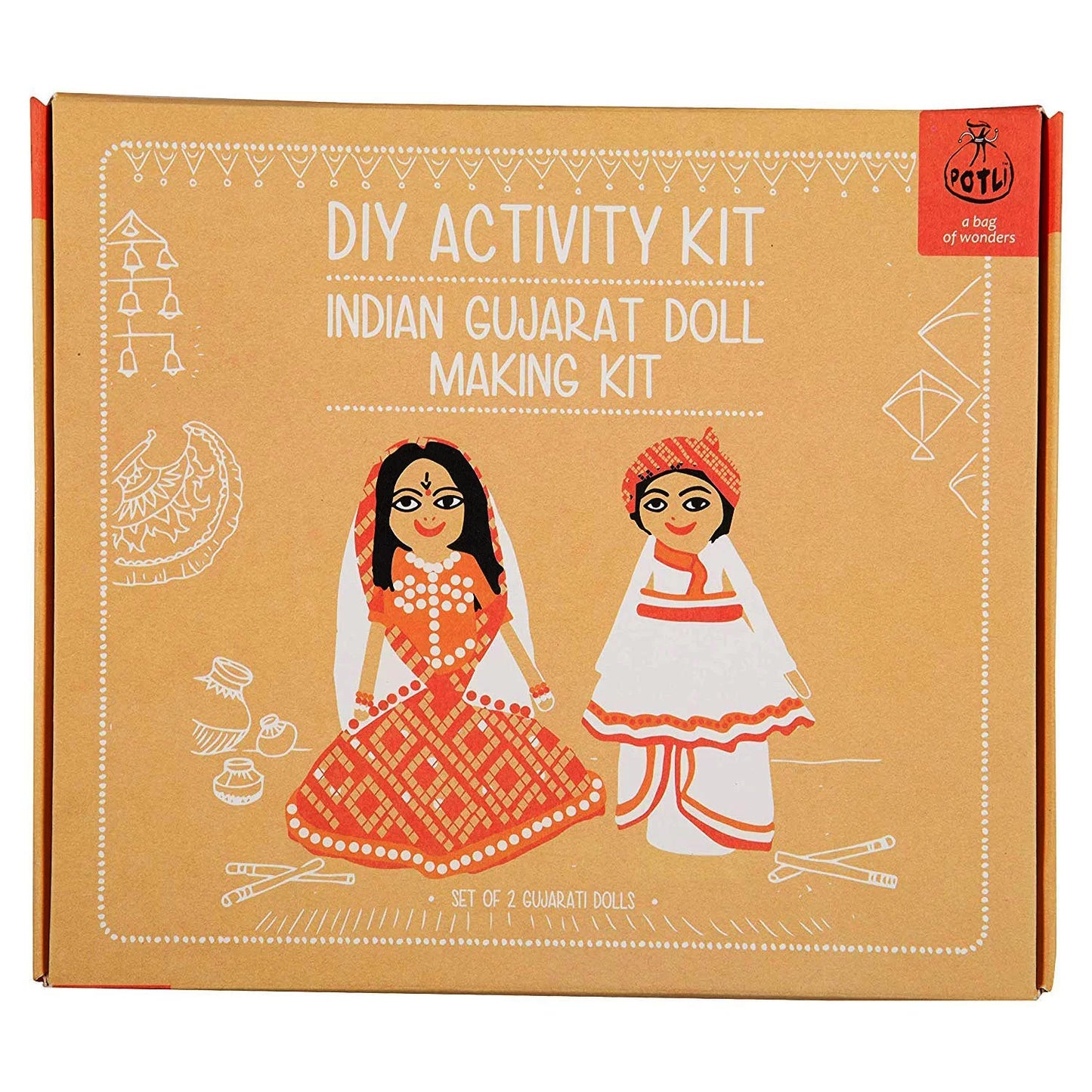DIY Indian Doll making Kit Gujarat