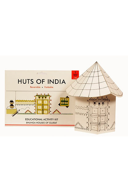 Colouring kit HUTS OF INDIA - Bhunga Huts of Gujarat