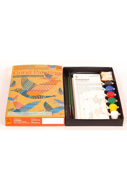 DIY Colouring Folk Art kit Gond Painting