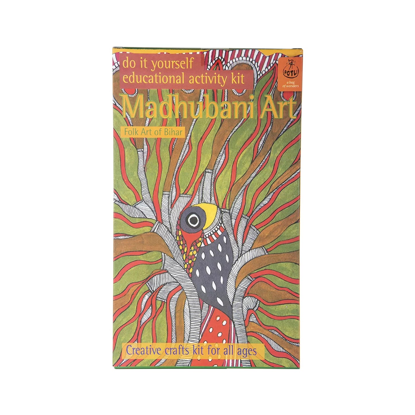 DIY Colouring Folk Art kit Madhubani Painting