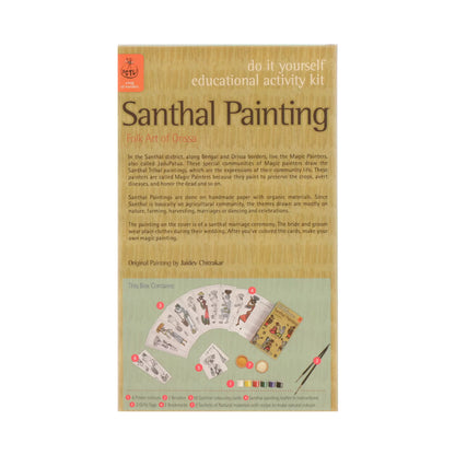 DIY Colouring Folk Art kit Santhal painting