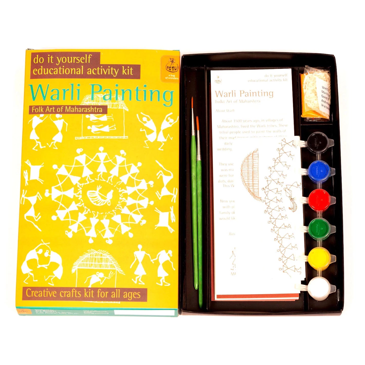 DIY Colouring Folk Art  kit Warli Painting