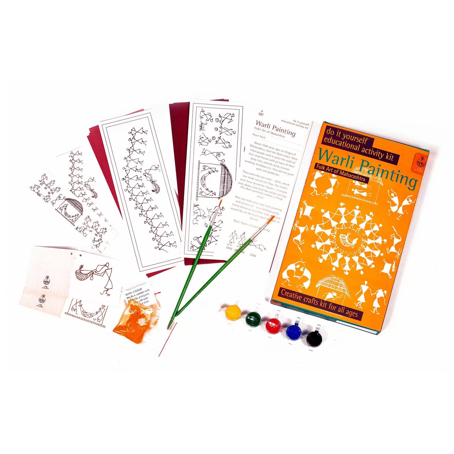 DIY Colouring Folk Art  kit Warli Painting